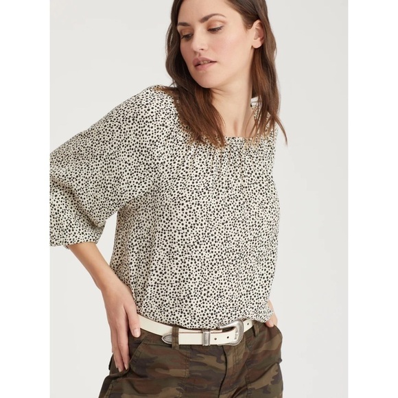 SANCTUARY Sunshine Blouse Teeny Spots Size Small - Picture 11 of 15